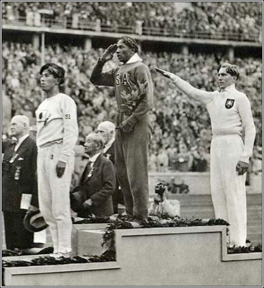 Jesse Owens at Olympic Games in Berlin